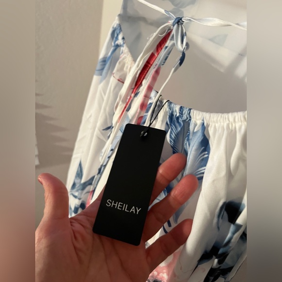 Sheilay summer dress with open back size M - Picture 11 of 13